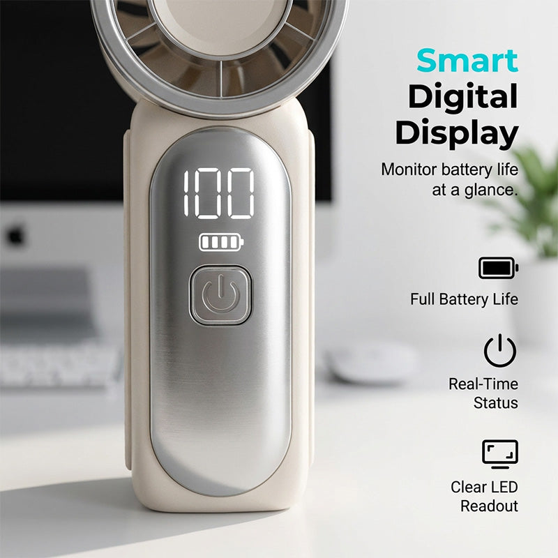 Portable Long-Lasting Handheld High-Speed Small Fan