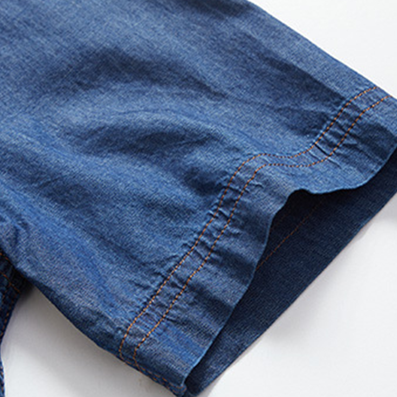 🎉 2026 Sale — Over 30,000 Sold! 💞 Men’s Washed Denim Shirt – Rugged Charm, Effortless Cool 💙