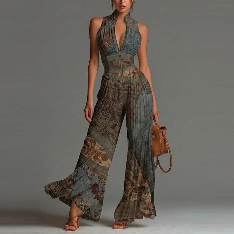 🎁2026 New Arrivals 50% OFF💥Flowing Pleated Jumpsuit