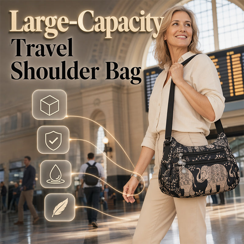 🔥 2026 Fresh Drops | Flat 50% OFF Today! 💸👜Women's Elegant Nylon Travel Messenger Bag – Large Capacity, Lightweight & Stylish.