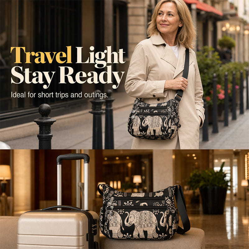 🔥 2026 Fresh Drops | Flat 50% OFF Today! 💸👜Women's Elegant Nylon Travel Messenger Bag – Large Capacity, Lightweight & Stylish.