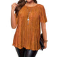 📢📢Hot Sale 50% OFF 👗Plus Size Flattering Pleated Top