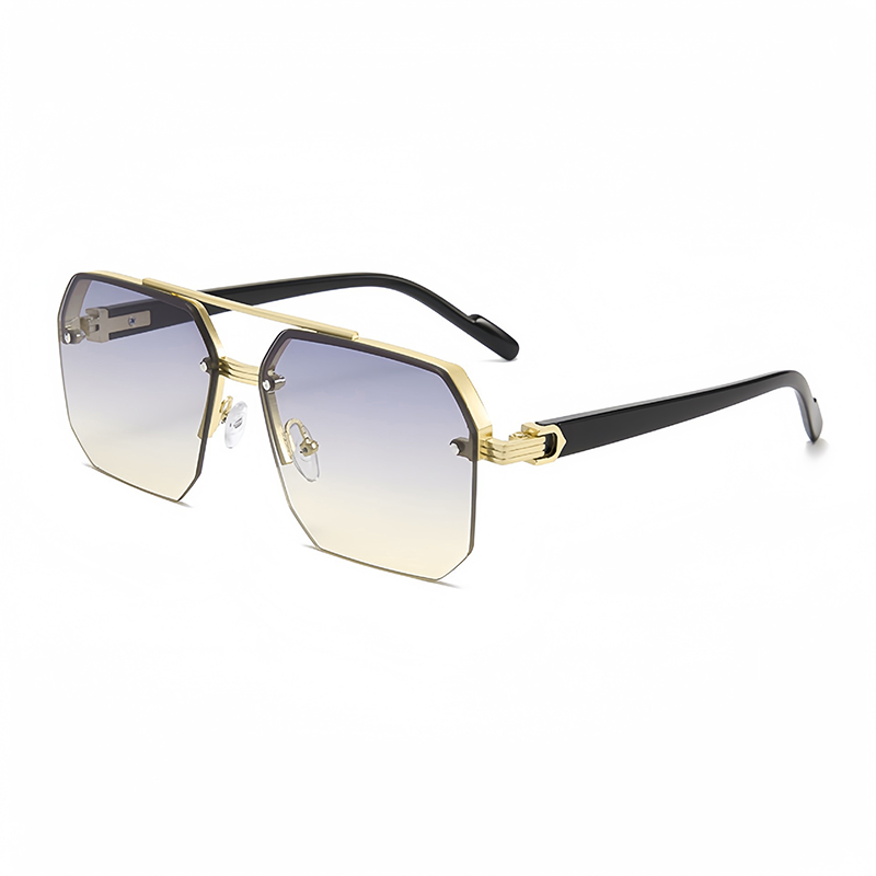 🎁2026 New Arrivals 50% OFF💥Pro-Favorite Men's Stylish Geometric Polygon Sunglasses – Metal & PC Frame – UV400 Protection 🕶️