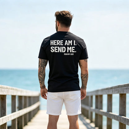 👕 50% OFF! 😄 Men's Slogan-Print T-Shirt – Casual crew neck, soft cotton & stylish slogan – Perfect for everyday wear & leisure ✨