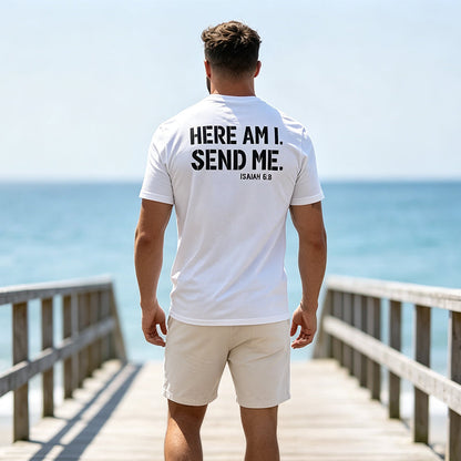 👕 50% OFF! 😄 Men's Slogan-Print T-Shirt – Casual crew neck, soft cotton & stylish slogan – Perfect for everyday wear & leisure ✨