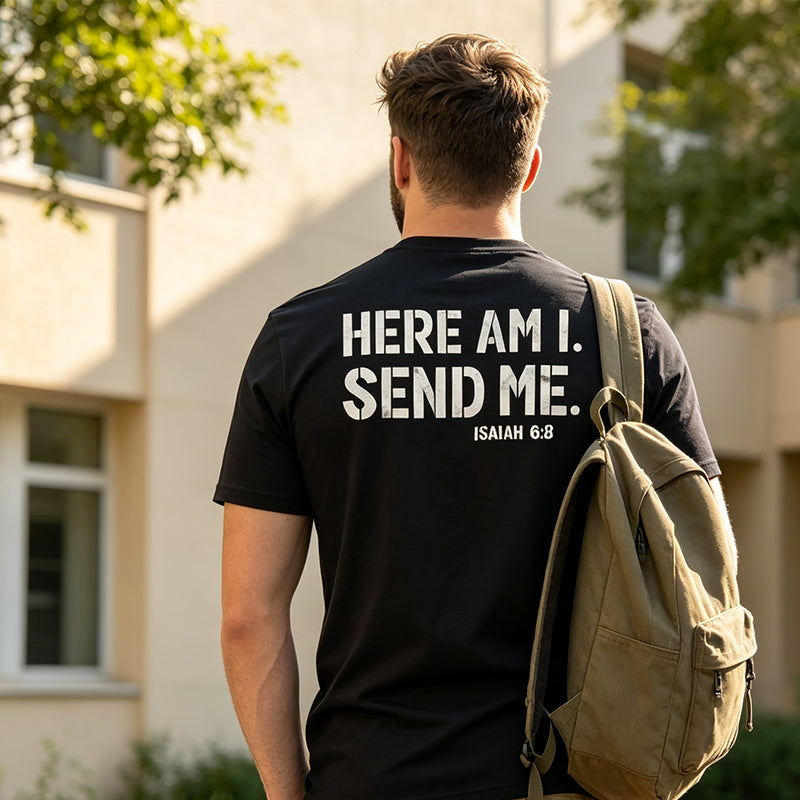 👕 50% OFF! 😄 Men's Slogan-Print T-Shirt – Casual crew neck, soft cotton & stylish slogan – Perfect for everyday wear & leisure ✨