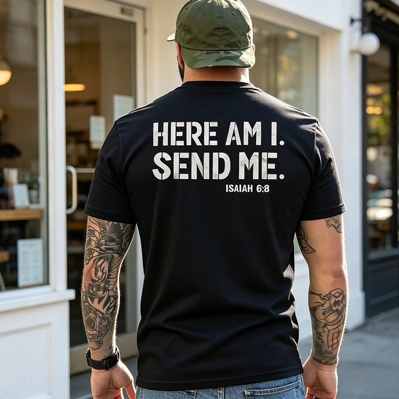 👕 50% OFF! 😄 Men's Slogan-Print T-Shirt – Casual crew neck, soft cotton & stylish slogan – Perfect for everyday wear & leisure ✨