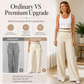 ⌛Limited-Time 50% Off🛍️Women's High-Waisted, Highly Stretchy Wide-Leg Pants with Contrast-Color Piping