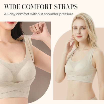 📢📢Last Week Promotion 50% OFF！🥳2026 HOT SALE🥳💞50K+ SOLD!✨ 💝Criss-Cross Lift & Sculpt Comfort Bra