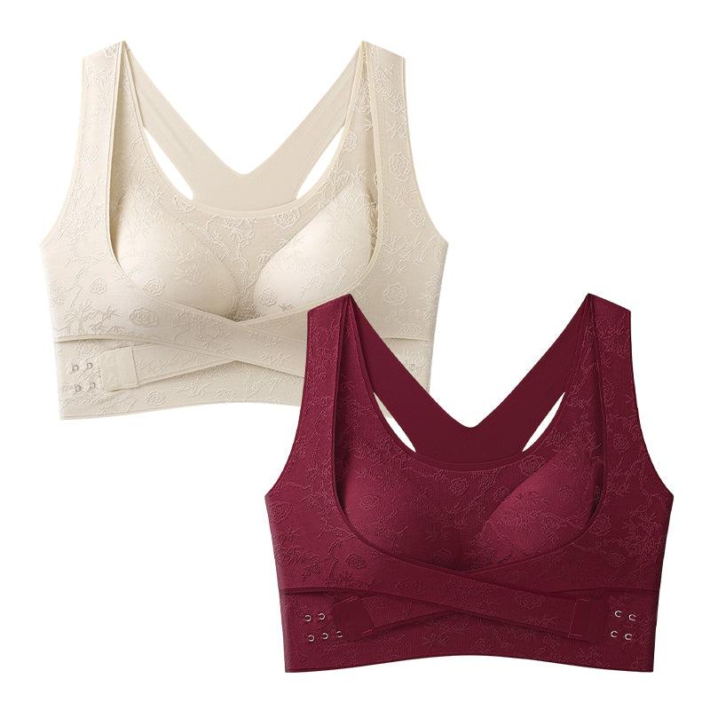 📢📢Last Week Promotion 50% OFF！🥳2026 HOT SALE🥳💞50K+ SOLD!✨ 💝Criss-Cross Lift & Sculpt Comfort Bra