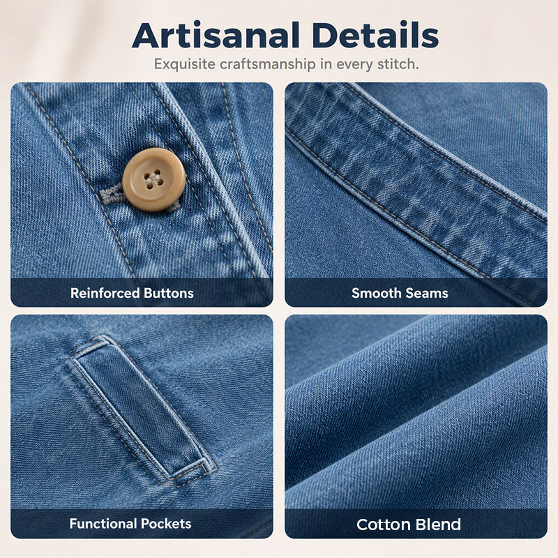 ⏰️Limitied-TTime Special !!🌸Women's Casual Collarless Button Cardigan Jacket