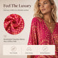 📢📢 Last Day Special Price $19.99! ⭐Trending Now👚 Boho Print Batwing Sleeve Top – Flowing V-Neck & Effortless Bohemian Style