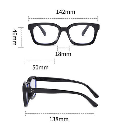 🎉 2026 Sale 50% Off — Over 47,200 Sold!🕶️ Retro Square Anti‑Blue Light Glasses