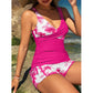 👙 50% OFF! 🌴 High-waisted two-piece swimsuit with a tropical print – flattering & figure-enhancing – Perfect for the beach, the pool, or hot summer days ✨
