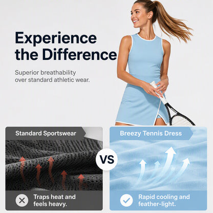 🎉 2026 Sale — Over 23,700 Sold!🎾 Breezy A-Line Tennis Dress – Breathable Sportswear ✨