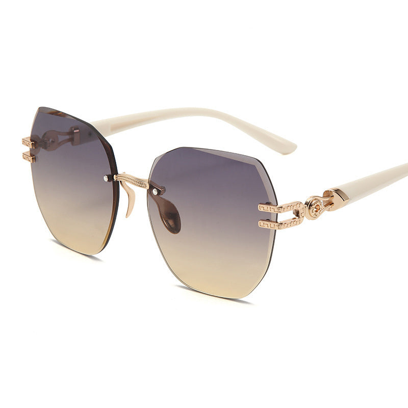 🥳2026 HOT SALE🥳💞50K+ SOLD!  Statement Rimless Sunglasses
