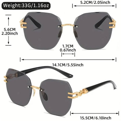 🥳2026 HOT SALE🥳💞50K+ SOLD!  Statement Rimless Sunglasses