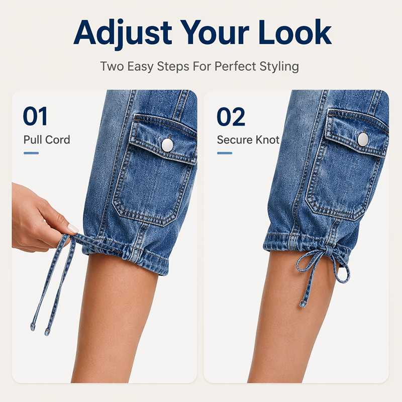💖LAST DAY SALE FREE SHIPPING !!💖✨ Women's Straight Leg Capri Jeans