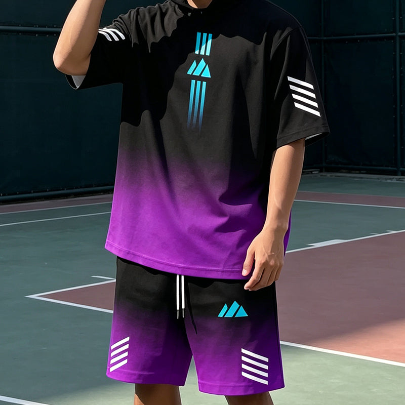 🎁2026 New Arrivals Free Shipping💥Men's Summer T-Shirt & Shorts Two-Piece Set
