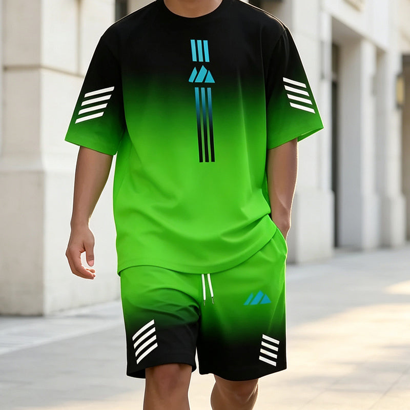 🎁2026 New Arrivals Free Shipping💥Men's Summer T-Shirt & Shorts Two-Piece Set