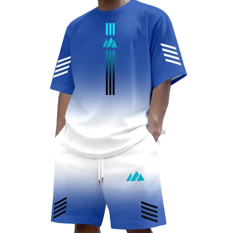 🎁2026 New Arrivals Free Shipping💥Men's Summer T-Shirt & Shorts Two-Piece Set