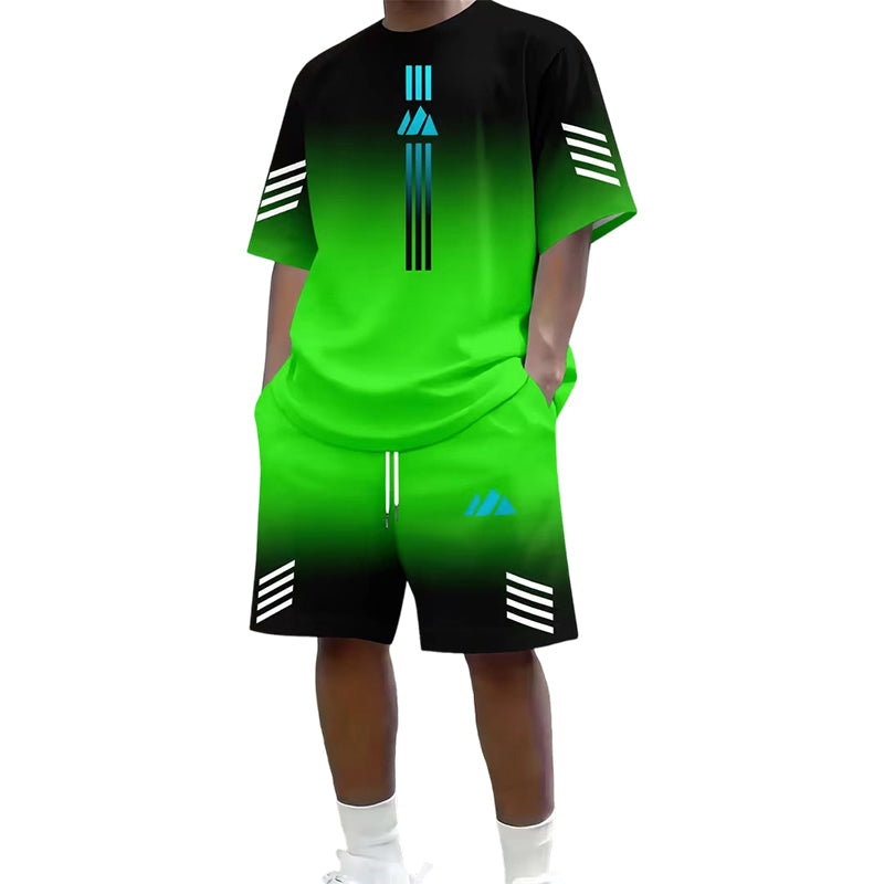 🎁2026 New Arrivals Free Shipping💥Men's Summer T-Shirt & Shorts Two-Piece Set