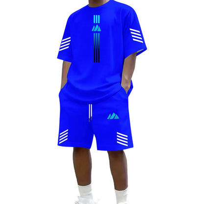 🎁2026 New Arrivals Free Shipping💥Men's Summer T-Shirt & Shorts Two-Piece Set