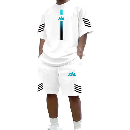 🎁2026 New Arrivals Free Shipping💥Men's Summer T-Shirt & Shorts Two-Piece Set