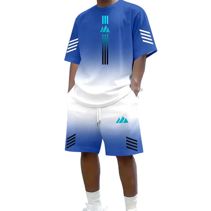 🎁2026 New Arrivals Free Shipping💥Men's Summer T-Shirt & Shorts Two-Piece Set
