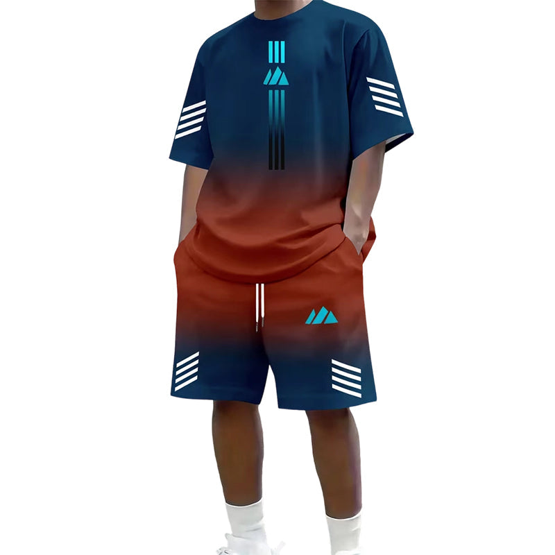 🎁2026 New Arrivals Free Shipping💥Men's Summer T-Shirt & Shorts Two-Piece Set