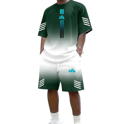 🎁2026 New Arrivals Free Shipping💥Men's Summer T-Shirt & Shorts Two-Piece Set
