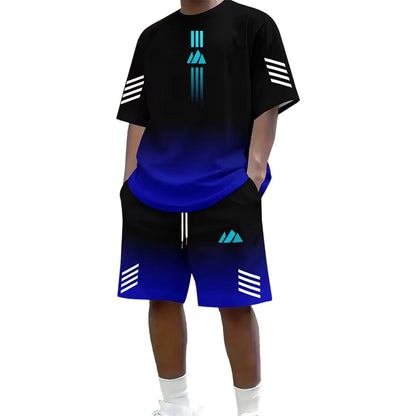 🎁2026 New Arrivals Free Shipping💥Men's Summer T-Shirt & Shorts Two-Piece Set