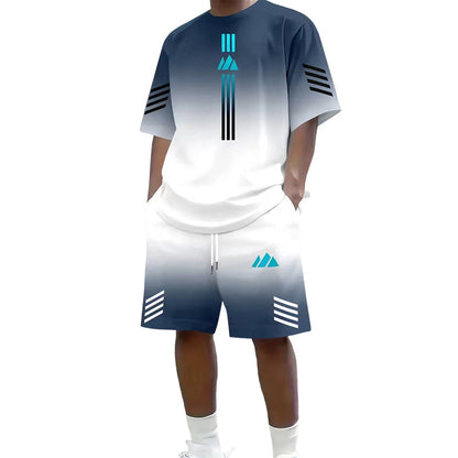 🎁2026 New Arrivals Free Shipping💥Men's Summer T-Shirt & Shorts Two-Piece Set