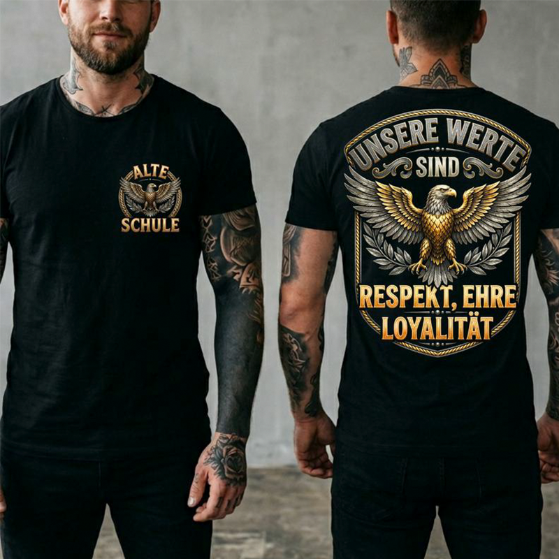 🎁2026 New Arrivals💥 Men's Printed Crew Neck Short Sleeve T-Shirt