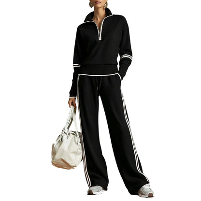 🎁New Arrivals 50% OFF & FREE SHIPPING💥Women's Half-Zip Tracksuit Set