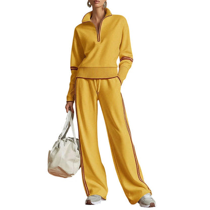 🎁New Arrivals 50% OFF & FREE SHIPPING💥Women's Half-Zip Tracksuit Set