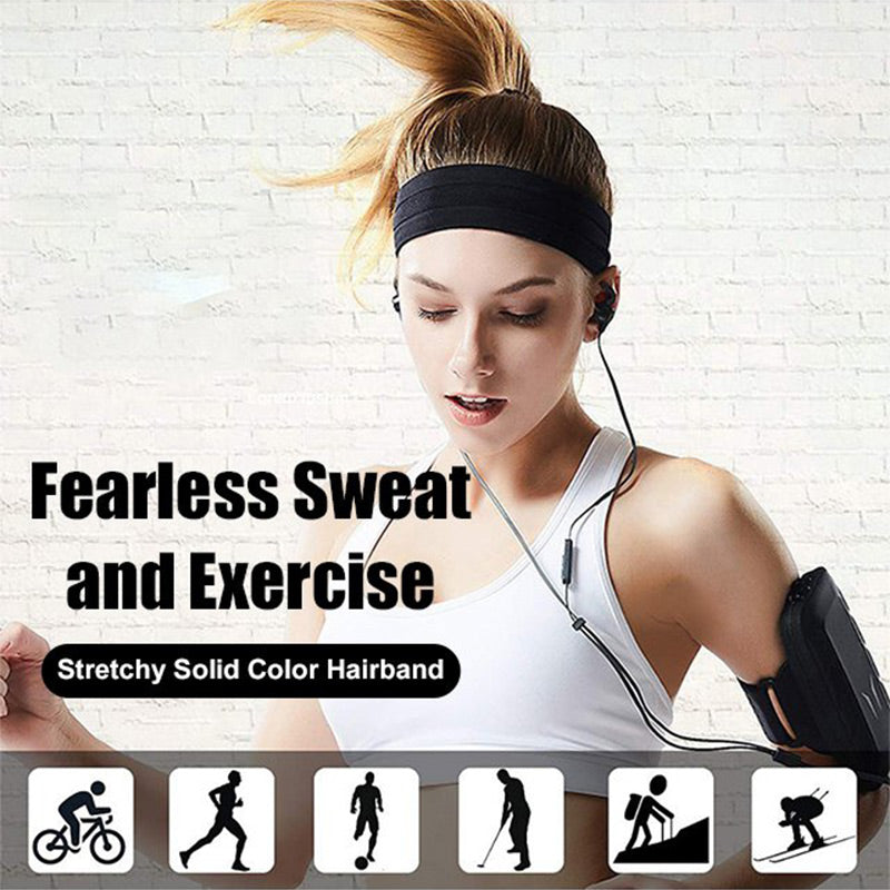 🥳2026 HOT SALE🥳💞Elastic Non-Slip Solid Color Headband