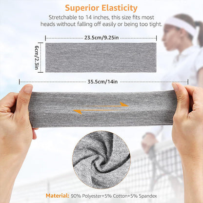 🥳2026 HOT SALE🥳💞Elastic Non-Slip Solid Color Headband