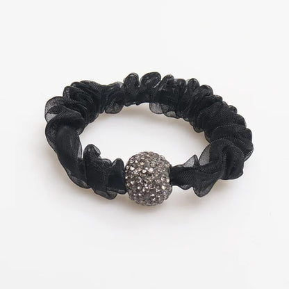 🔥🎁 New Arrival: Elegant Rhinestone Mesh Hair Ties