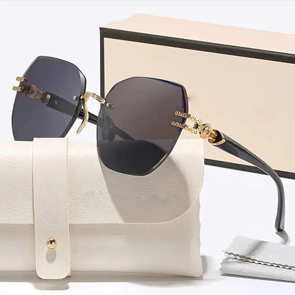 🥳2026 HOT SALE🥳💞Statement Rimless Sunglasses