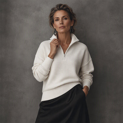 🔥2026 Bestseller 🔥50K+ SOLD!👕Women's Quarter Zip Pullover Sweater
