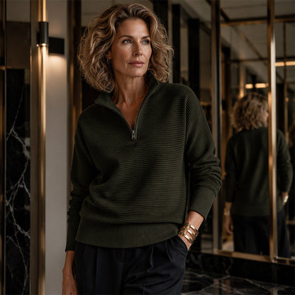 🔥2026 Bestseller 🔥50K+ SOLD!👕Women's Quarter Zip Pullover Sweater