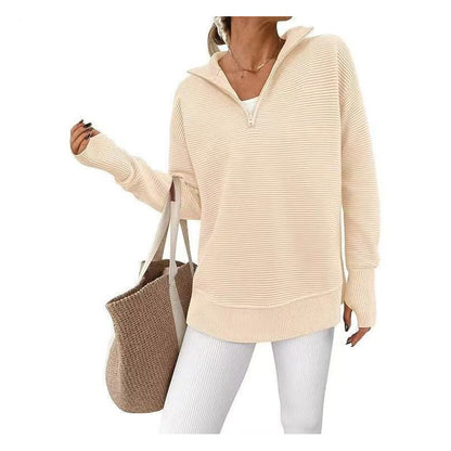 🔥2026 Bestseller 🔥50K+ SOLD!👕Women's Quarter Zip Pullover Sweater