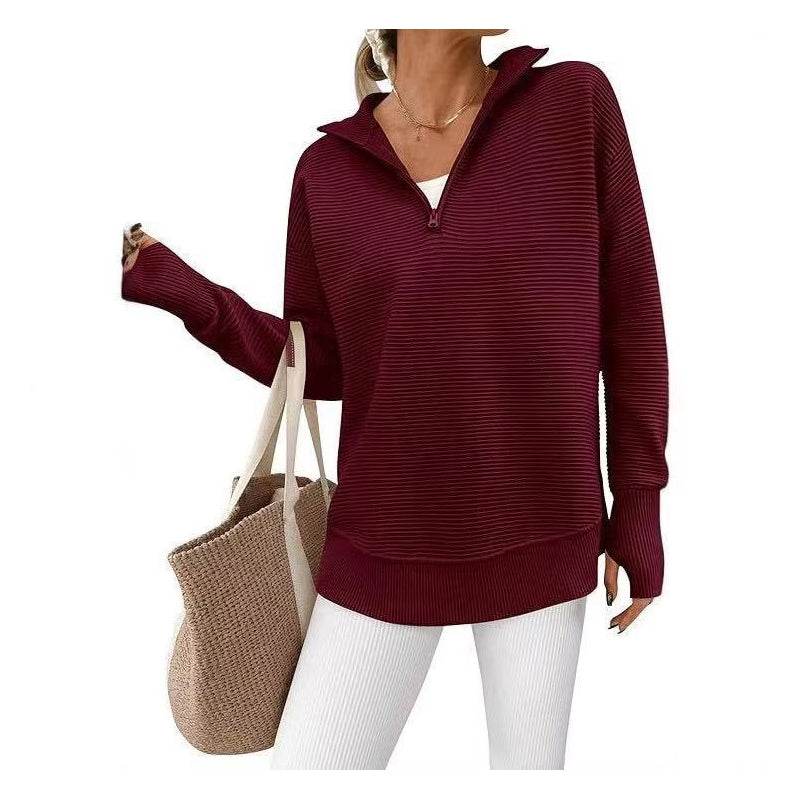 🔥2026 Bestseller 🔥50K+ SOLD!👕Women's Quarter Zip Pullover Sweater