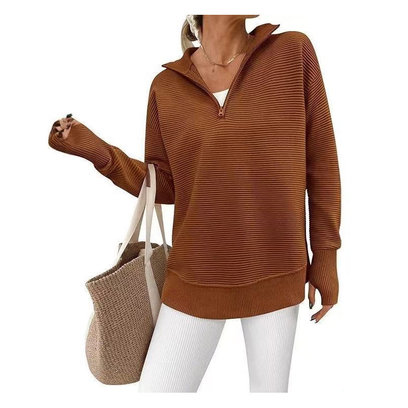 🔥2026 Bestseller 🔥50K+ SOLD!👕Women's Quarter Zip Pullover Sweater