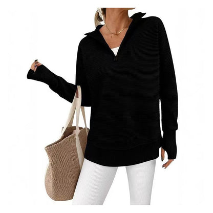 🔥2026 Bestseller 🔥50K+ SOLD!👕Women's Quarter Zip Pullover Sweater