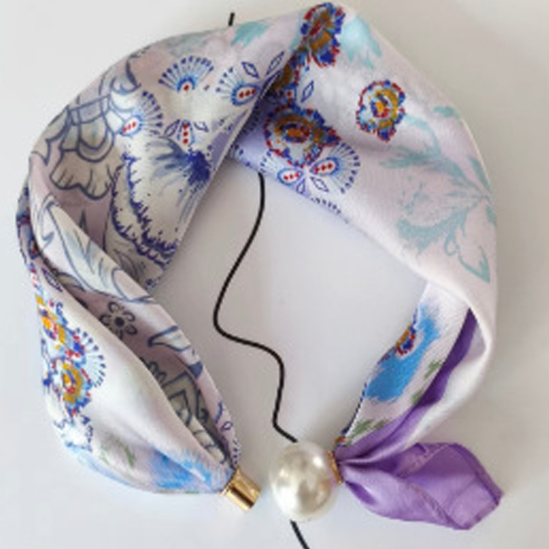 📢📢LIMITED-TIME 50% OFF!!🌸No-Tie Magnetic Pearl Clasp Soft Scarf💟Everyday Versatile Pieces