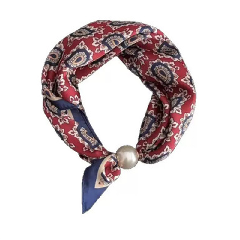📢📢LIMITED-TIME 50% OFF!!🌸No-Tie Magnetic Pearl Clasp Soft Scarf💟Everyday Versatile Pieces