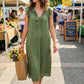 📢📢2026 HOT SALE !!🔥Women's Casual Sleeveless V-Neck Ruffle Dress