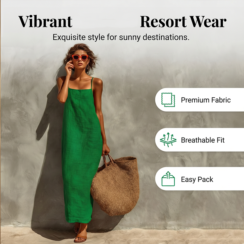 🥳2026 HOT SALE🥳💞Women's Casual Solid Color Slip Dress